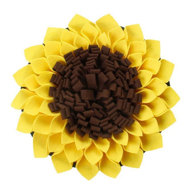 Tapis de fouille pour chien tournesol (feutre, 37,5 cm)