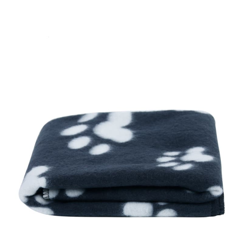 Couverture pour chien empreintes de pattes (flanelle, 60x70 cm)